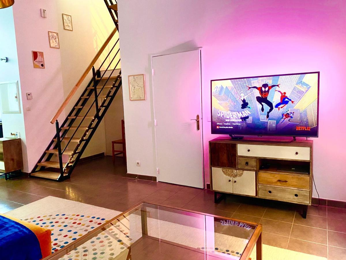 Magnifique Villa Avec Jacuzzi Au Pied Du Stade Saint-Denis  Ngoại thất bức ảnh