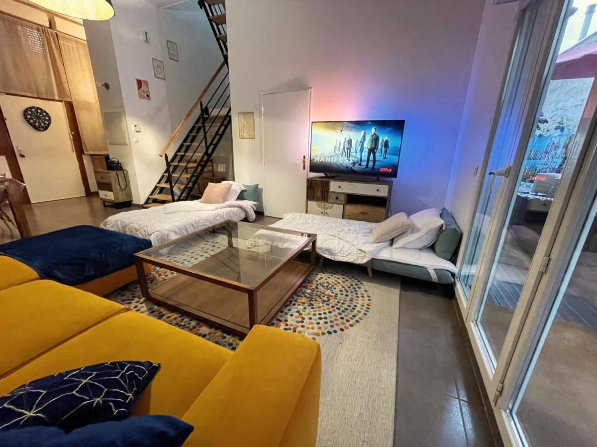 Magnifique Villa Avec Jacuzzi Au Pied Du Stade Saint-Denis  Ngoại thất bức ảnh
