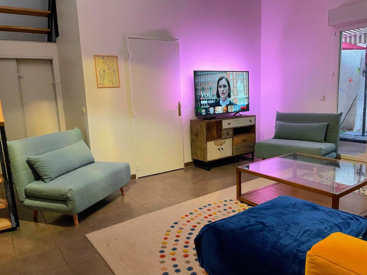 Magnifique Villa Avec Jacuzzi Au Pied Du Stade Saint-Denis  Ngoại thất bức ảnh