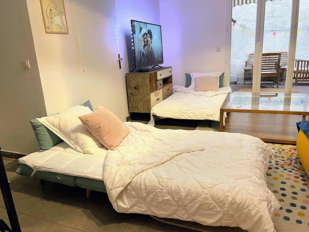 Magnifique Villa Avec Jacuzzi Au Pied Du Stade Saint-Denis  Ngoại thất bức ảnh